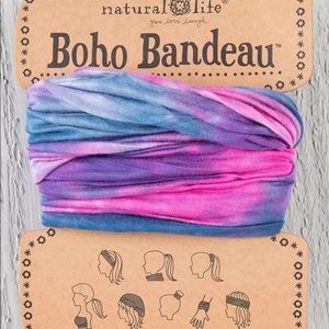 Natural Life Boho Headband Bandeau Tie Dye 8 Ways